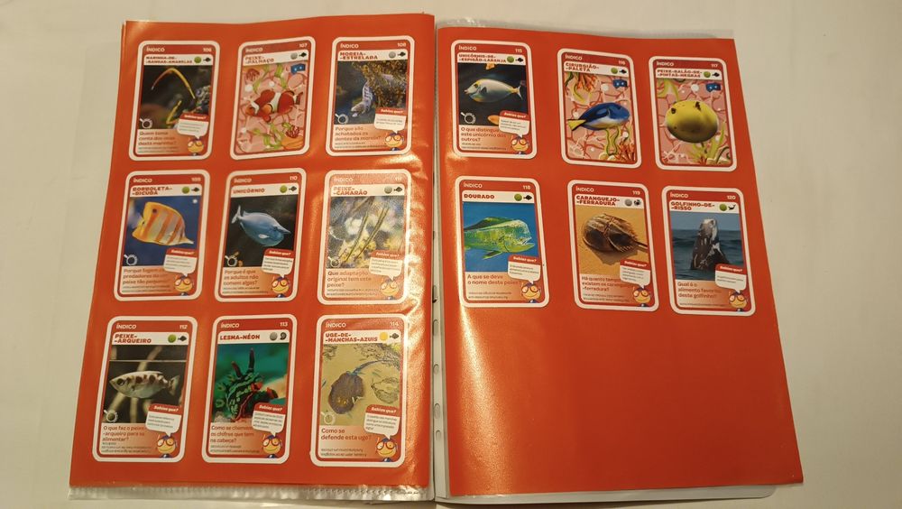 Oceanos. Cartas Pingo Doce. 120 cartas