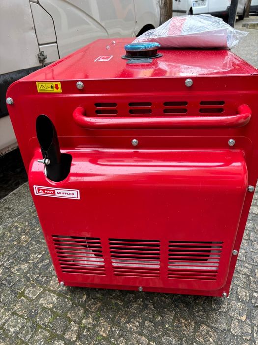 Gerador a gasóleo 6.5kW monofásico e trifásico