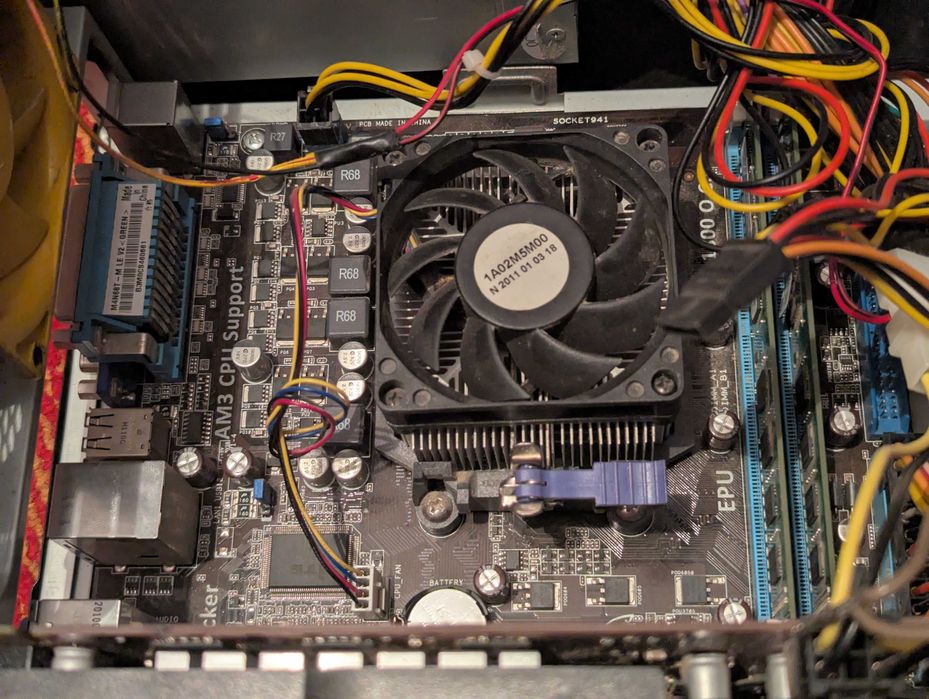 Двоядерний комп'ютер на запчастини + принтер