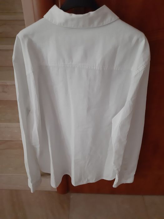 Koszula Zara xxl biała klasyk zara bluzka oversize woman bluzeczka tkm