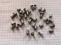Nit z aluminium  110 szt. - średnica 3 mm, stożkowy
