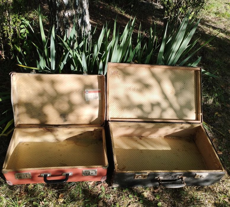 Дорожный чемодан сумка и портфель ретро набор редкий