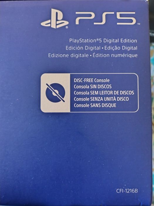 Caixa para Consola Edição Digital - Ps5/PlayStation 5