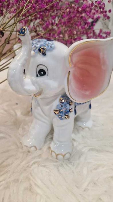 Figurka słoń porcelanowy