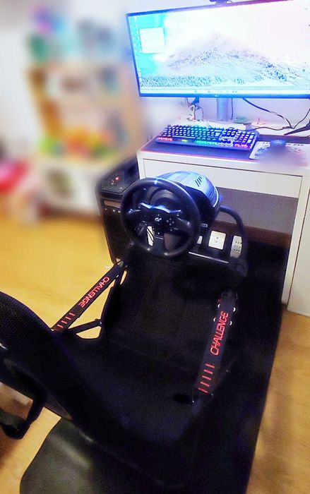 Conjunto Volante Thrustmaster T300 RS GT Edition+ Playseat ActiFit + Shifter TH8S