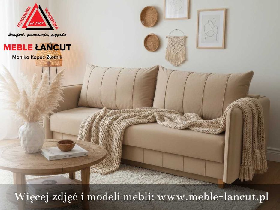 Kanapa PASEK , Sprężyny bonel, 140x200, Producent, AUTOMAT