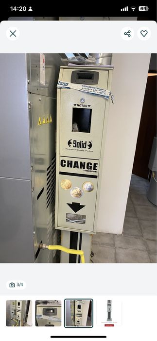 Moedeiros lavandaria sef service usados (avariados)