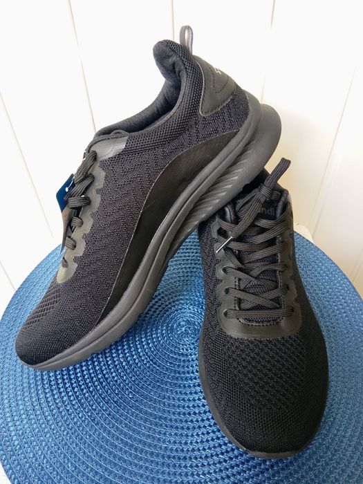 Чоловічі чорні кросівки Sprandi, р45, 28,5см, текстиль, весна-літо