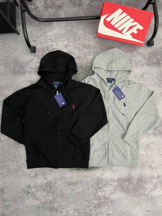 Зіп-худі Polo Ralph Lauren сіре | S–XXL | Нове