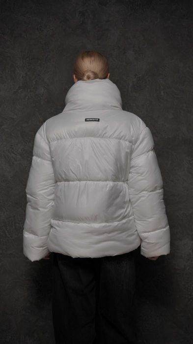 Пуховик білий українського бренду THE WARM (ex NEBESITE)