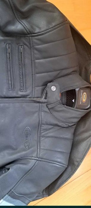 Casaco Premium de couro para motociclista Held Hot Rock