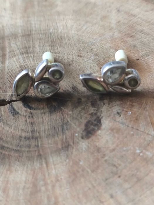 Stare srebrne kolczyki JAa. Vintage
