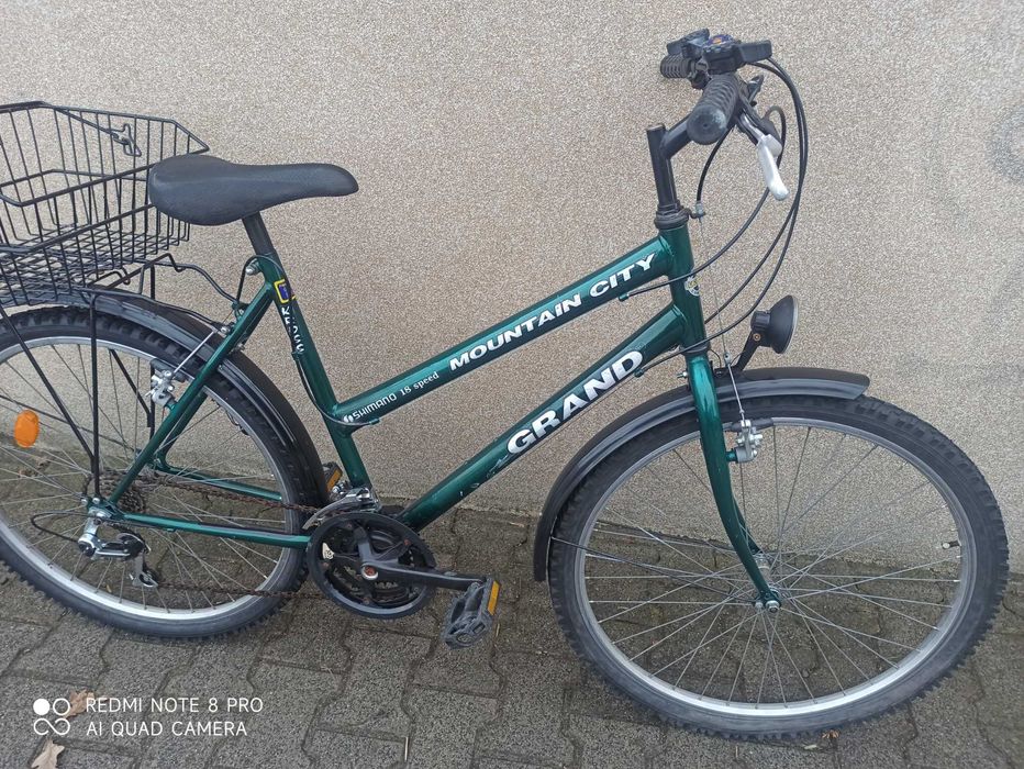 KROSS Grand Mountain rower damski z koszykiem stan bdb koła 26"
