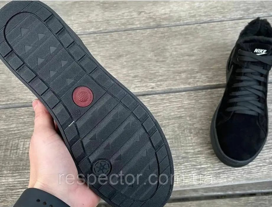 Великаны баталы NIKE мужские зимние кроссовки на меху большие размеры