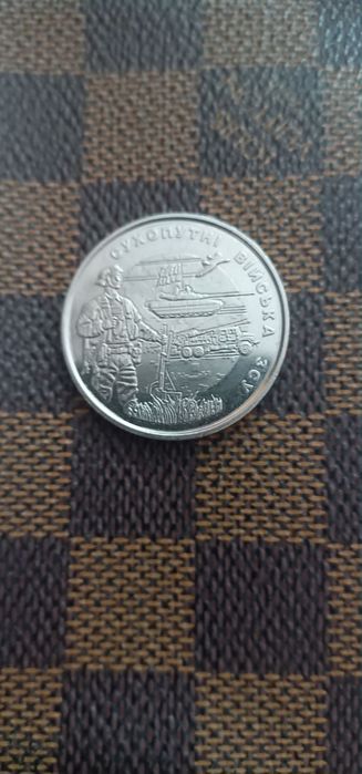 Манета 10 гривен Сухопутни Войска Украины