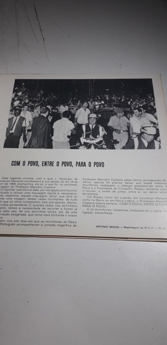 A Visita do Presidente do Concelho ao Ultramar vista por Jornalistas