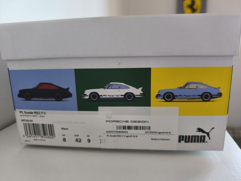 Sapatilhas Puma Edição Limitada Porsche RS 2.7