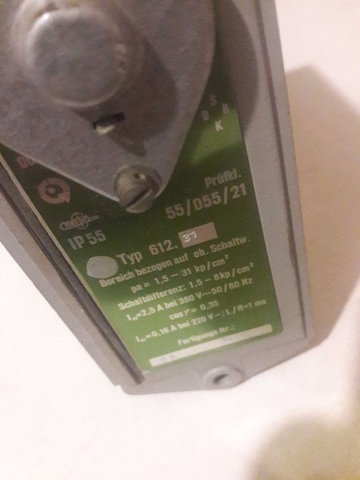 Реле давления VEB MERTIK DR 654.23: Тур 612.31