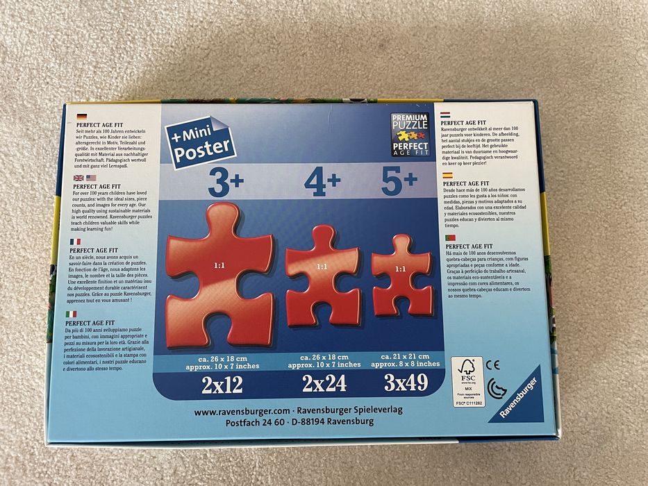 Puzzles  diversos 3+