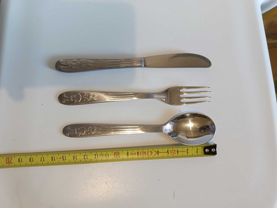 Talheres inox criança
