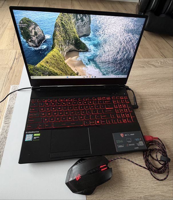 Laptop gamingowy MSI GL65 9SD windows 11 home intel core i7