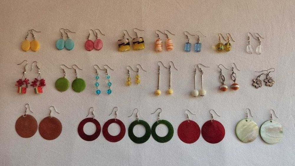 kolczyki ręcznie robione