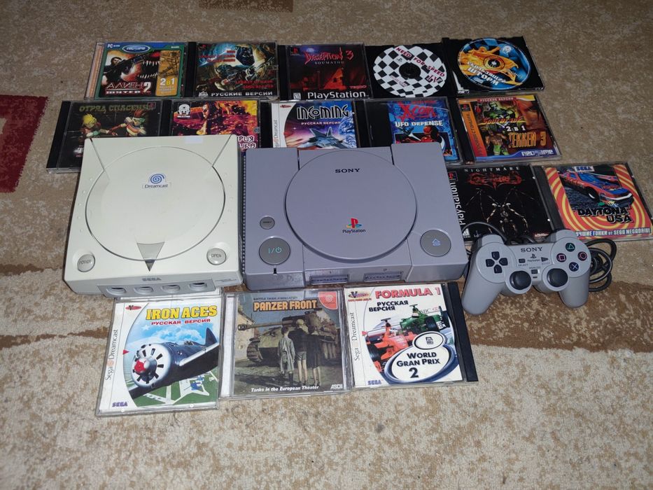 Sega Dreamcast, Sony PlayStation 1 fat