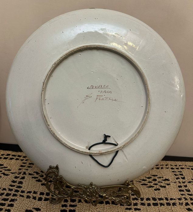 Raro pratão com 36cm da fábrica CAVACO