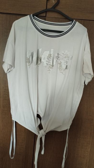 camisola com pérolas