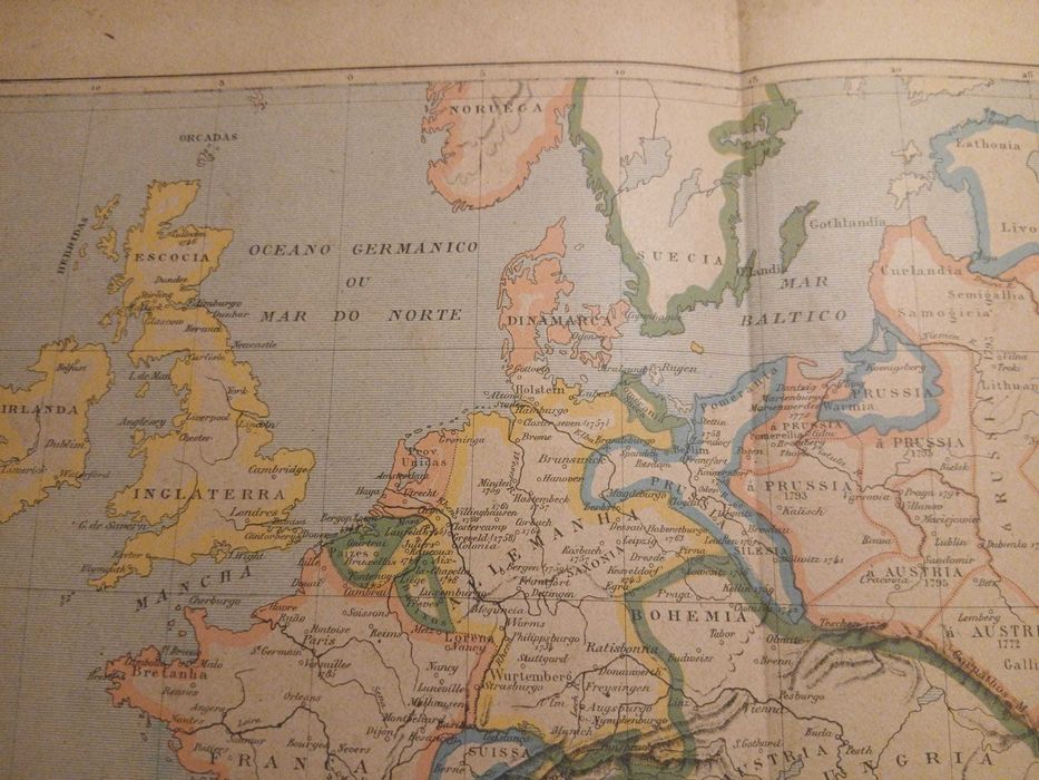 Mapa Europa 1715-1789 (Final do Séc XIX, Início Séc. XX)