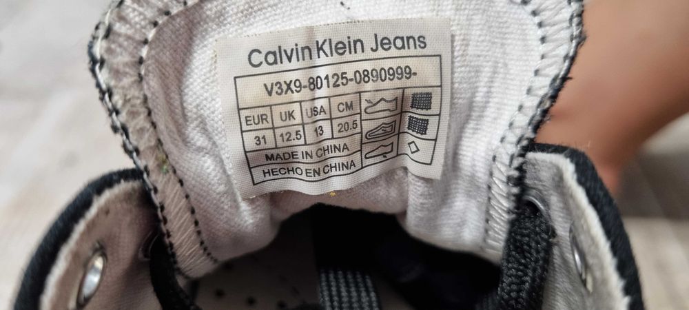 Trampki chłopięce dziewczęce Calvin Klein unisex 31