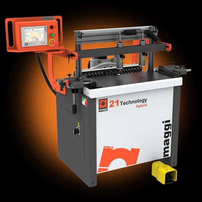 Wiertarka wielowrzecionowa wielowrzecionówka w automacie CNC 21 wrzeci