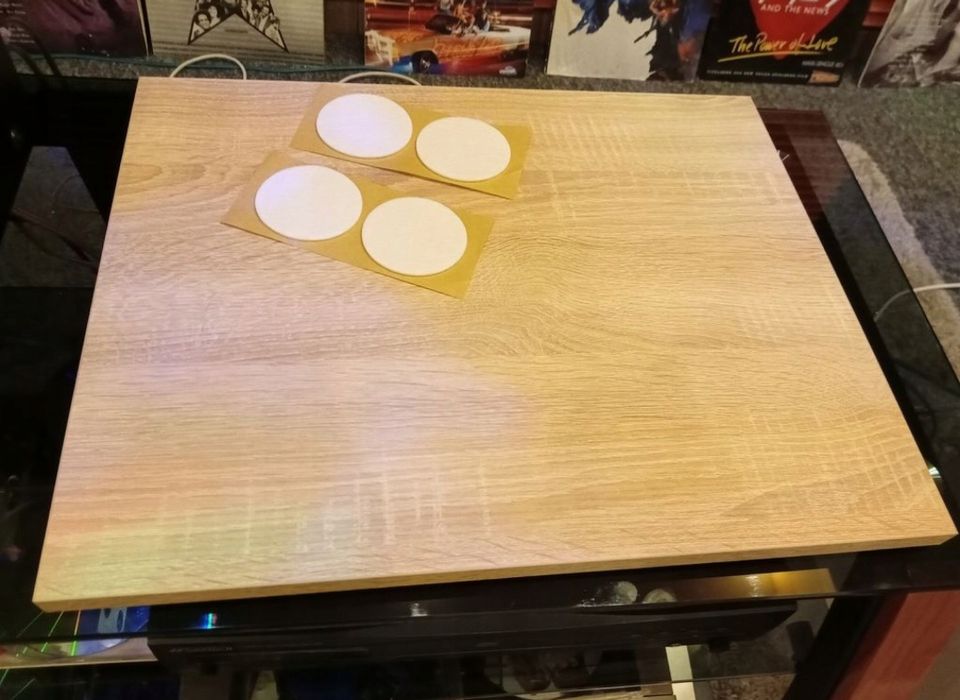 Podstawa platforma pod gramofon lub wzmacniacz -kolor dąb Sonoma