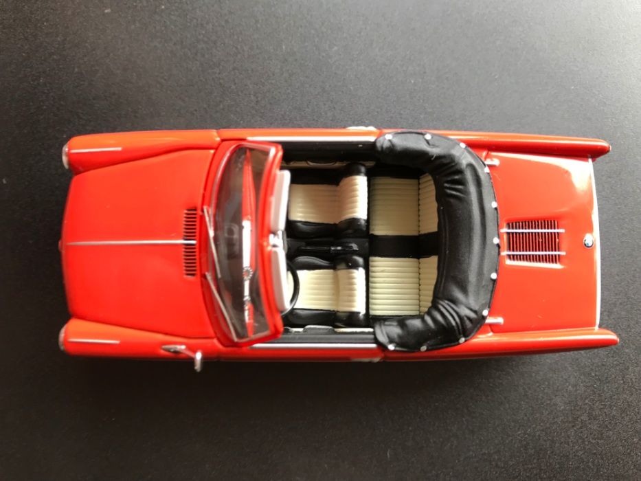 BMW 700 Cabrio 1961 Vermelho (miniatura de colecção MINICHAMPS, 1:43)