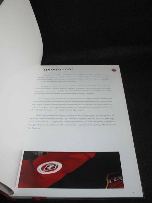 Livro Sporting Clube Olhanense 1912 a 2012 Centenário Honra e Glória