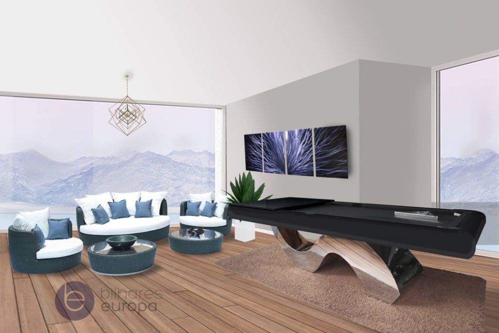 Bilhar Picasso Luxury - BilharesEuropa Fabricante PÉ EM INOX