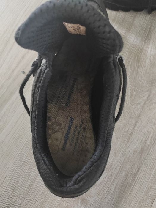 Trapery buty trekingowe czarne skóra Wojas