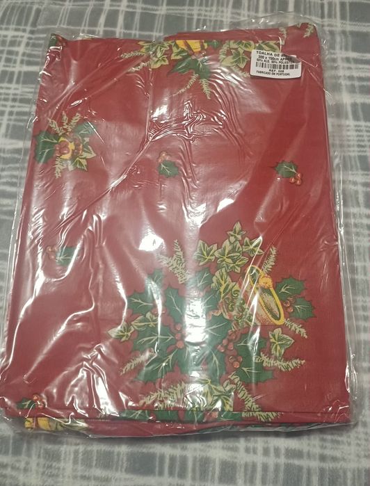 Toalha de natal em vermelho