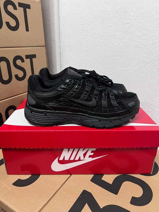 Женские кроссовки Nike P-6000 black / Найк черные 36 37 38 39 40