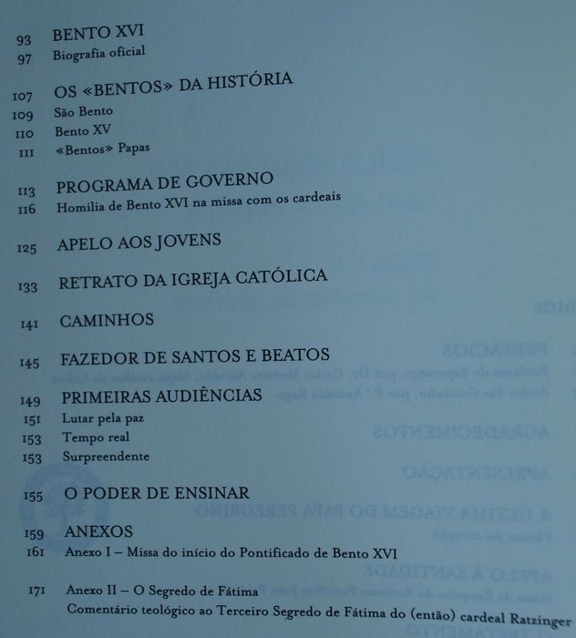 Bento XVI As Escolhas de Um Papa