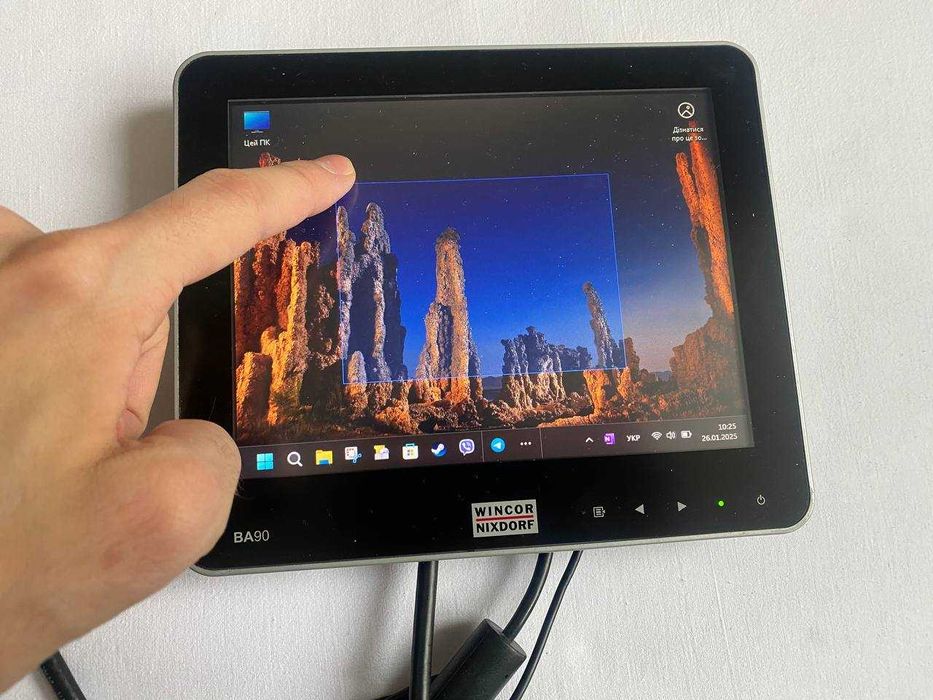 Сенсорний малий монітор POS для каси 8" Wincor Nixdorf BA90 800x600