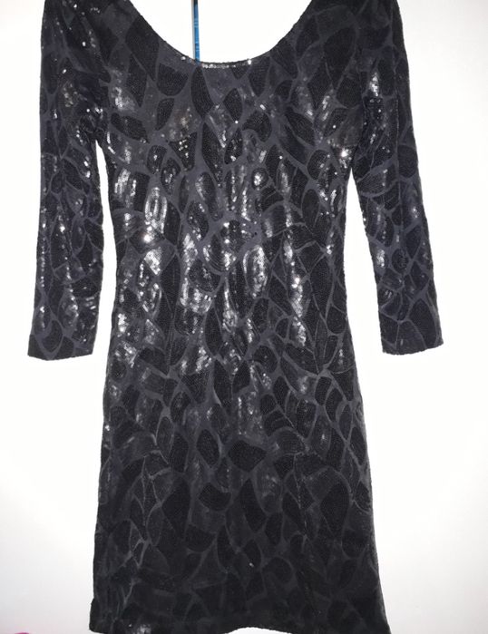 Платье вечернее новогоднее нарядное в паетку S