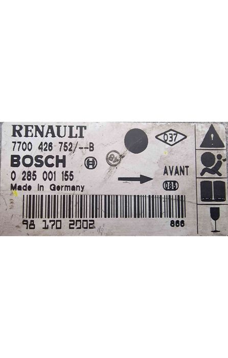 Centralina Airbag 7700426752 - RENAULT CLIO II