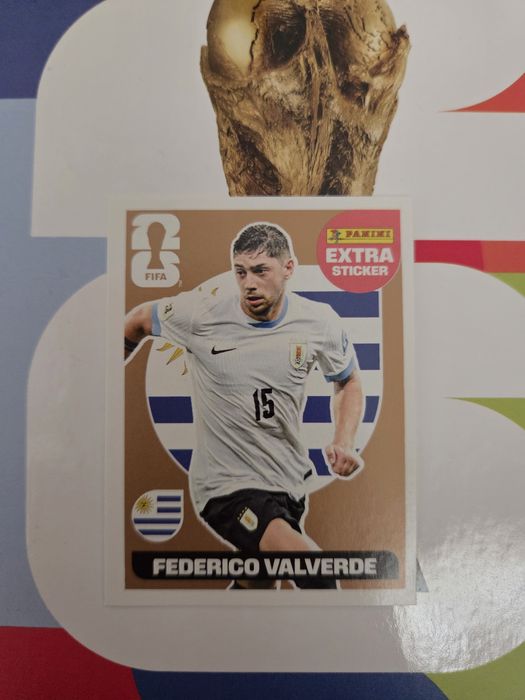 Cromo bronze Valverde Mundial 2026