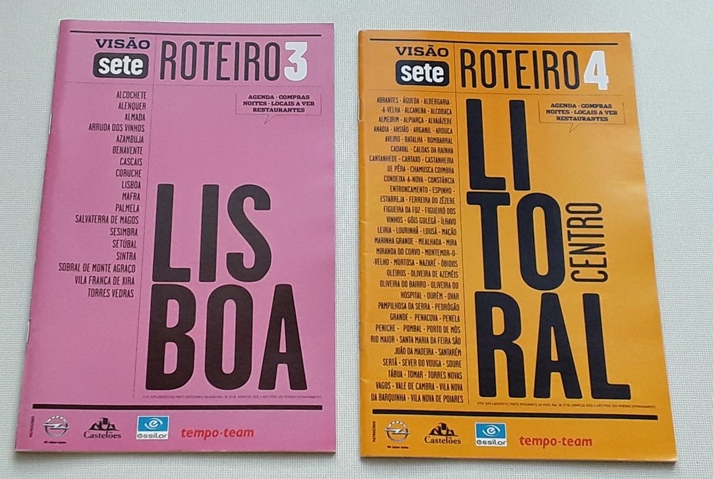 Livros/Guias/Roteiros de Portugal da Visão