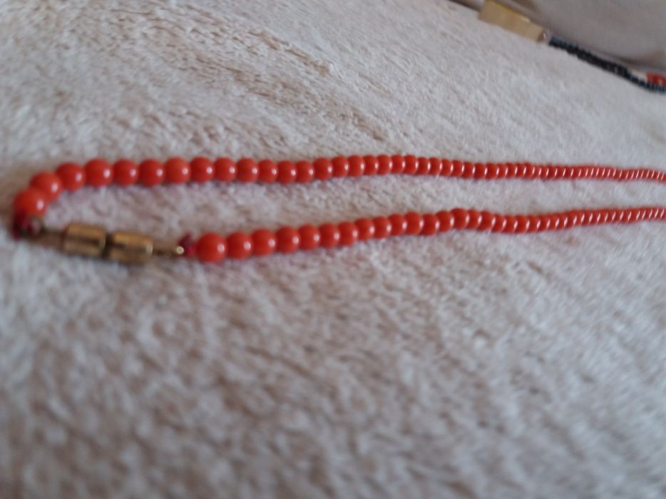 Koral naturalny sznur