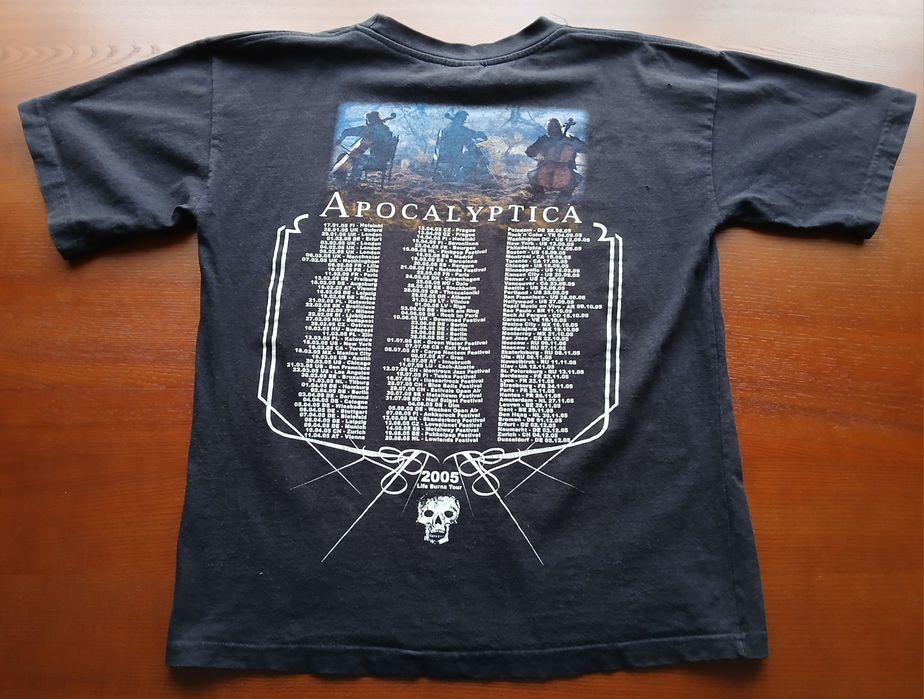 Винтаж туровый мерч футболка группы Apocalyptica 2005г