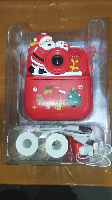 Дитячий фотоапарат з миттєвим друком, з милими звірюшками