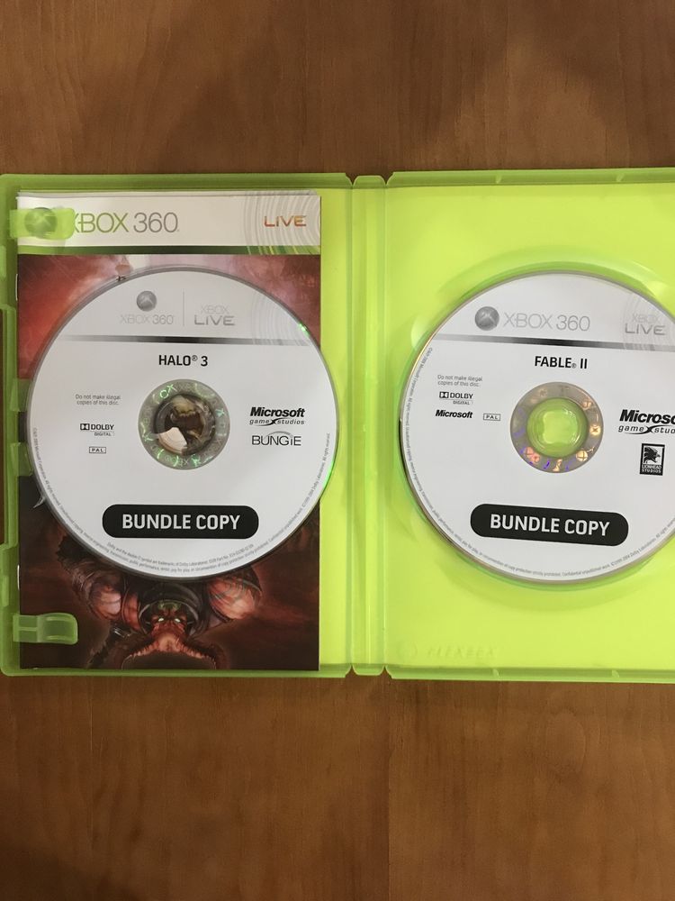 Jogo Fable 2 + Halo 3 pack xbox 360 Tentúgal • OLX Portugal