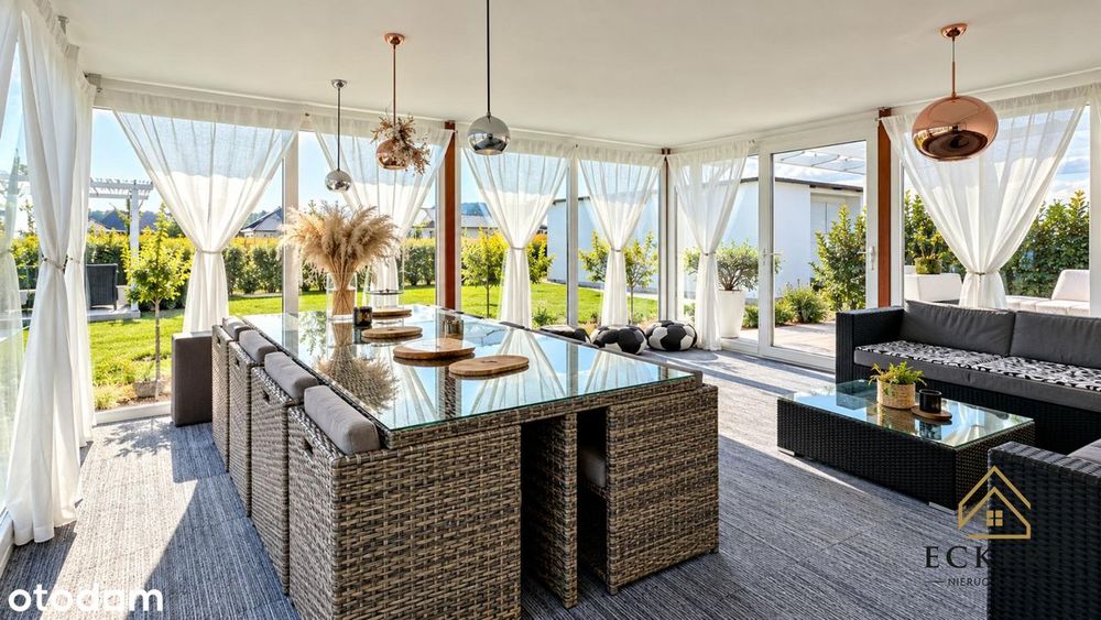 Dom 107 m2 | przeszklony taras | jacuzzi | 8 arów